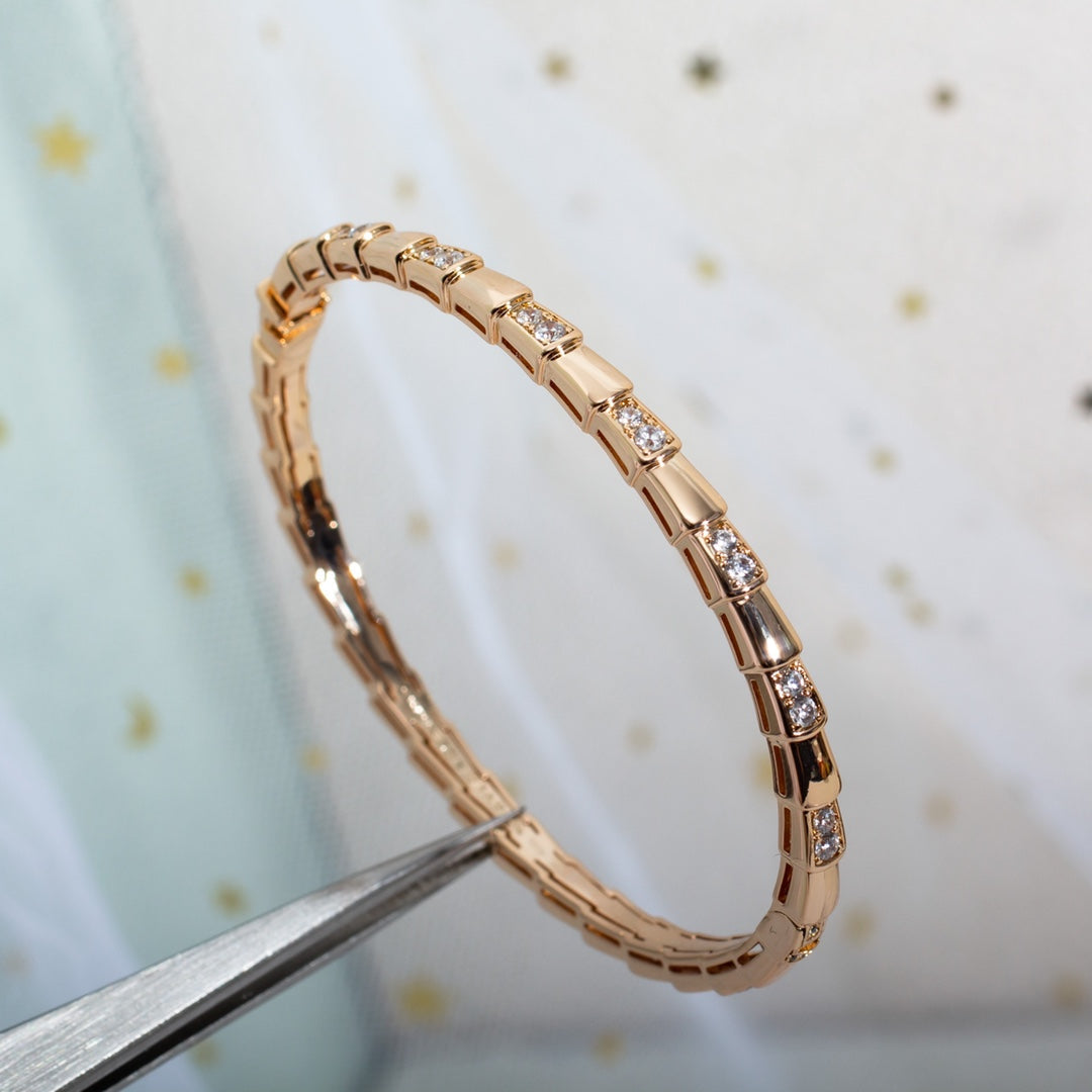 [Renovia Jewelry]SERPENTI BRACELET PINK GOLD DIAMOND