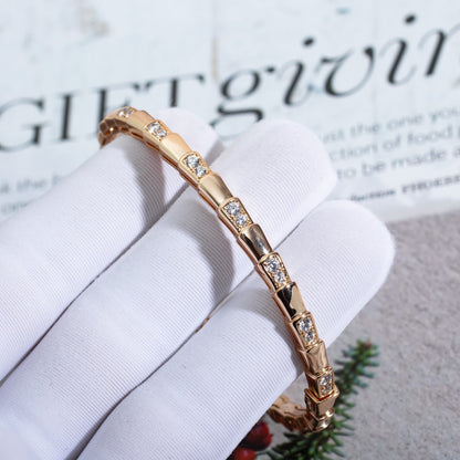 [Renovia Jewelry]SERPENTI BRACELET PINK GOLD DIAMOND