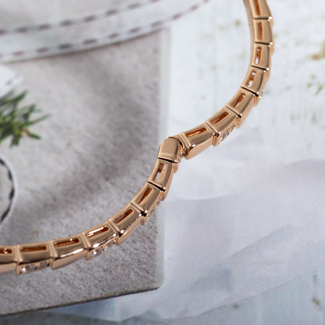 [Renovia Jewelry]SERPENTI SMALL BRACELET PINK GOLD DIAMOND