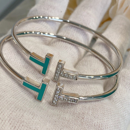 [Renovia Jewelry]T BRACELET 1.8MM TURQUOISE DIAMOND