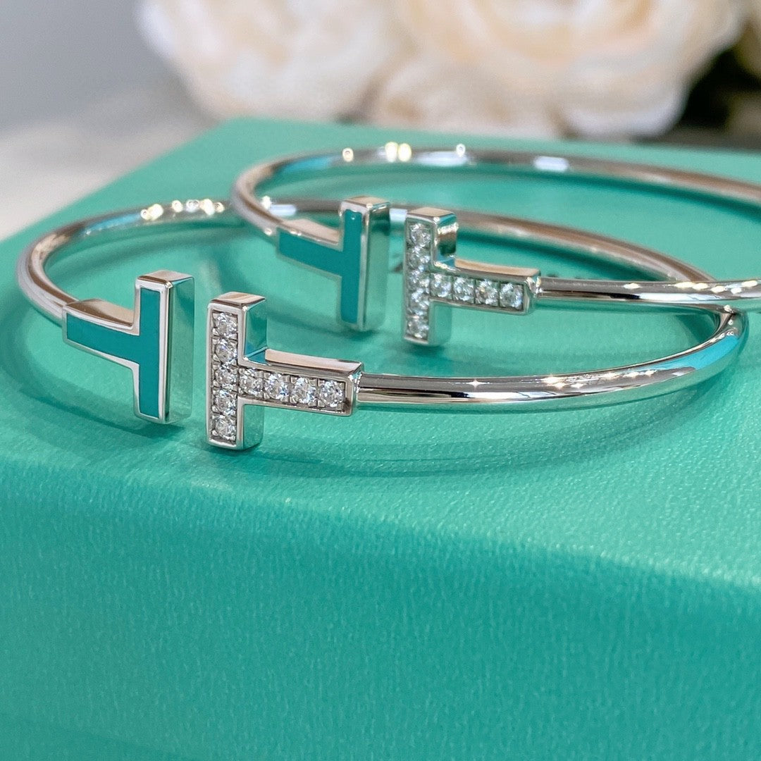 [Renovia Jewelry]T BRACELET 1.8MM TURQUOISE DIAMOND