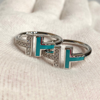 [Renovia Jewelry] WIRE TURQUOISE DIAMOND RING SILVER
