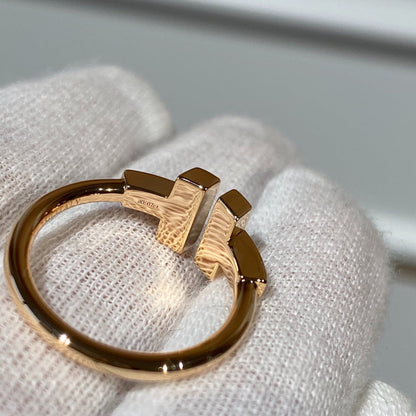[Renovia Jewelry]T WIRE MOP DIAMOND RING PINK GOLD