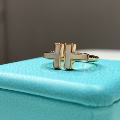 [Renovia Jewelry] WIRE MOP RING PINK GOLD