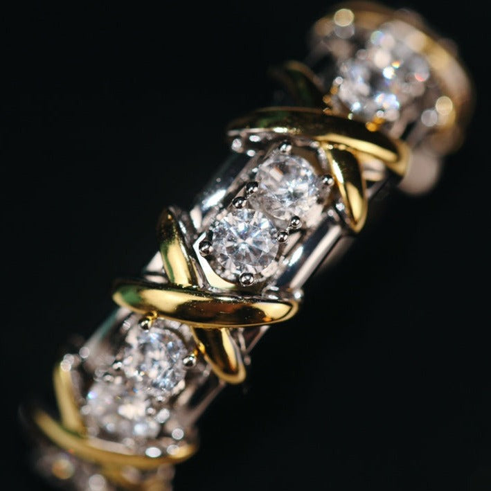 [Renovia Jewelry]SIXTEEN STONE RING GOLD