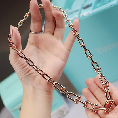 [Renovia Jewelry]HARDWEAR LINK GOLD NECKLACE