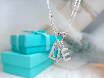[Renovia Jewelry]LOVE TEXT PEDANT NECKLACE