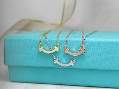 [Renovia Jewelry]MINI SMILE PEDANT NECKLACE