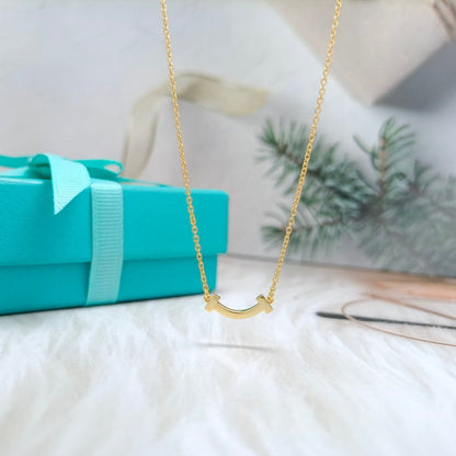 [Renovia Jewelry]MINI SMILE PEDANT NECKLACE