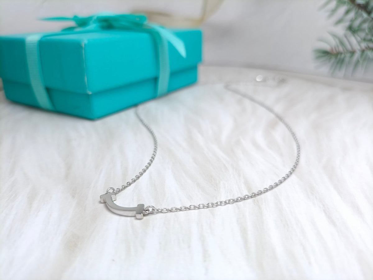 [Renovia Jewelry]MINI SMILE PEDANT NECKLACE