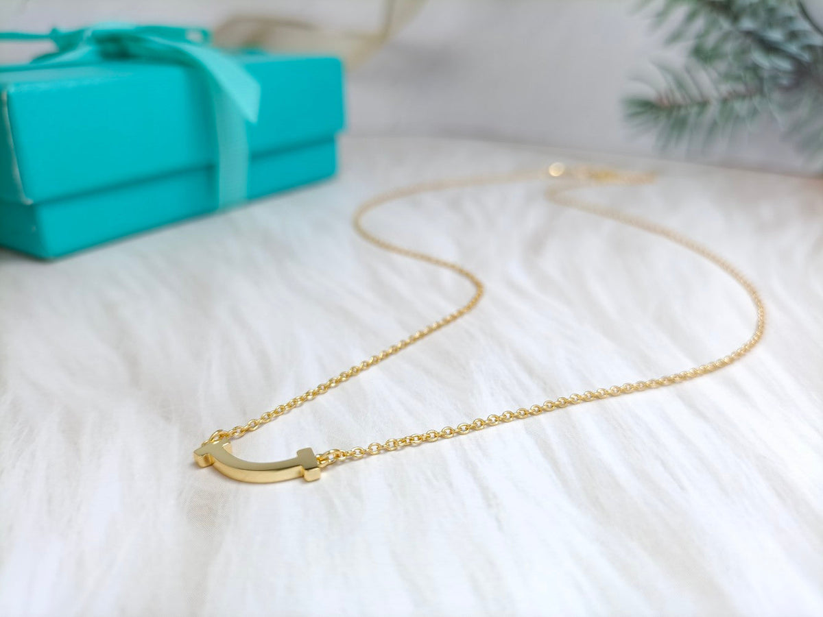 [Renovia Jewelry]MINI SMILE PEDANT NECKLACE