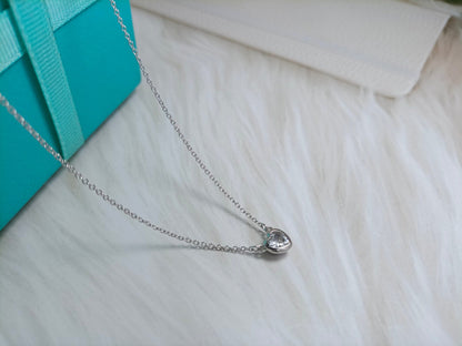 [Renovia Jewelry]HEART BIG DIAMOND NECKLACE