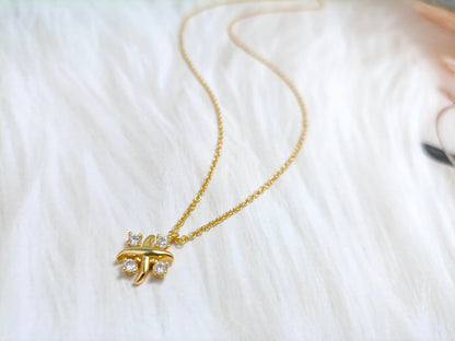 [Renovia Jewelry]PINWHEEL NECKLACE DIAMOND