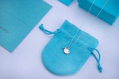 [Renovia Jewelry]KEY AND HEART SILVER NECKLACE