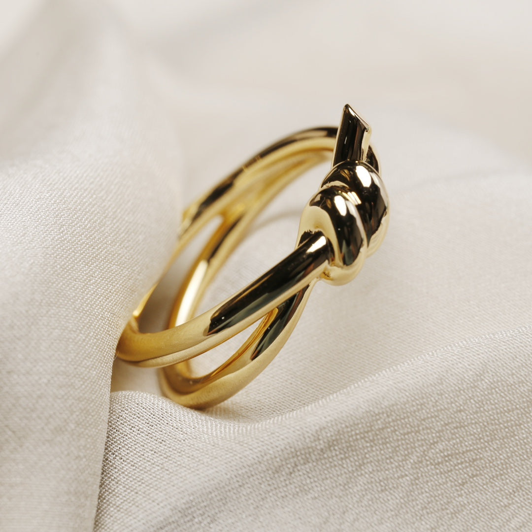 [Renovia Jewelry]KNOT RING GOLD