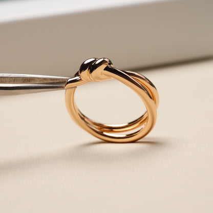 [Renovia Jewelry]KNOT RING PINK GOLD