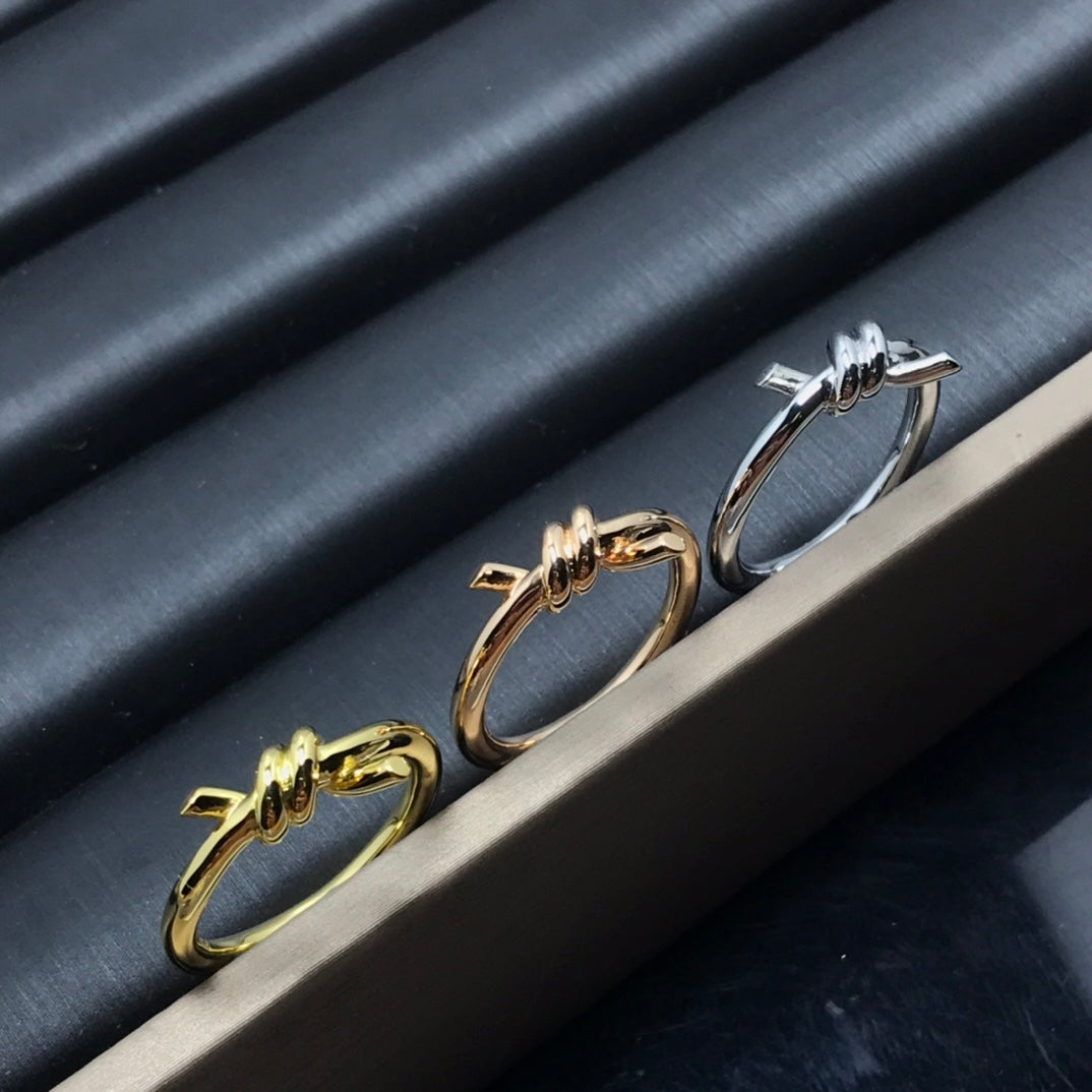 [Renovia Jewelry]KNOT RING 1.2MM