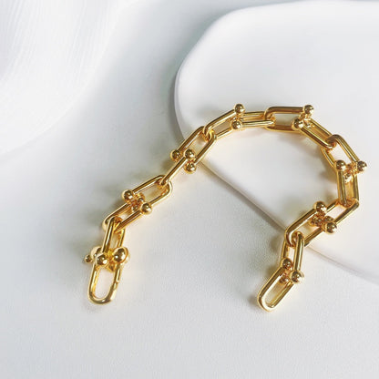 [Renovia Jewelry]HARDWEAR GOLD BRACELET