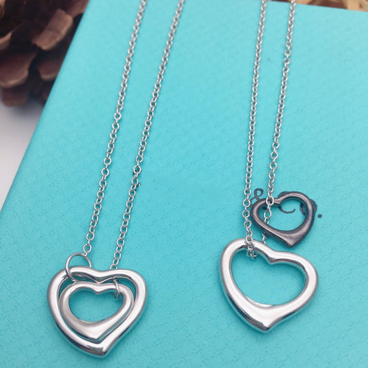 [Renovia Jewelry]OPEN HEART SILVER NECKLACE