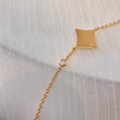 [Renovia Jewelry]COLOR STAR PINK GOLD DIAMOND BRACELET
