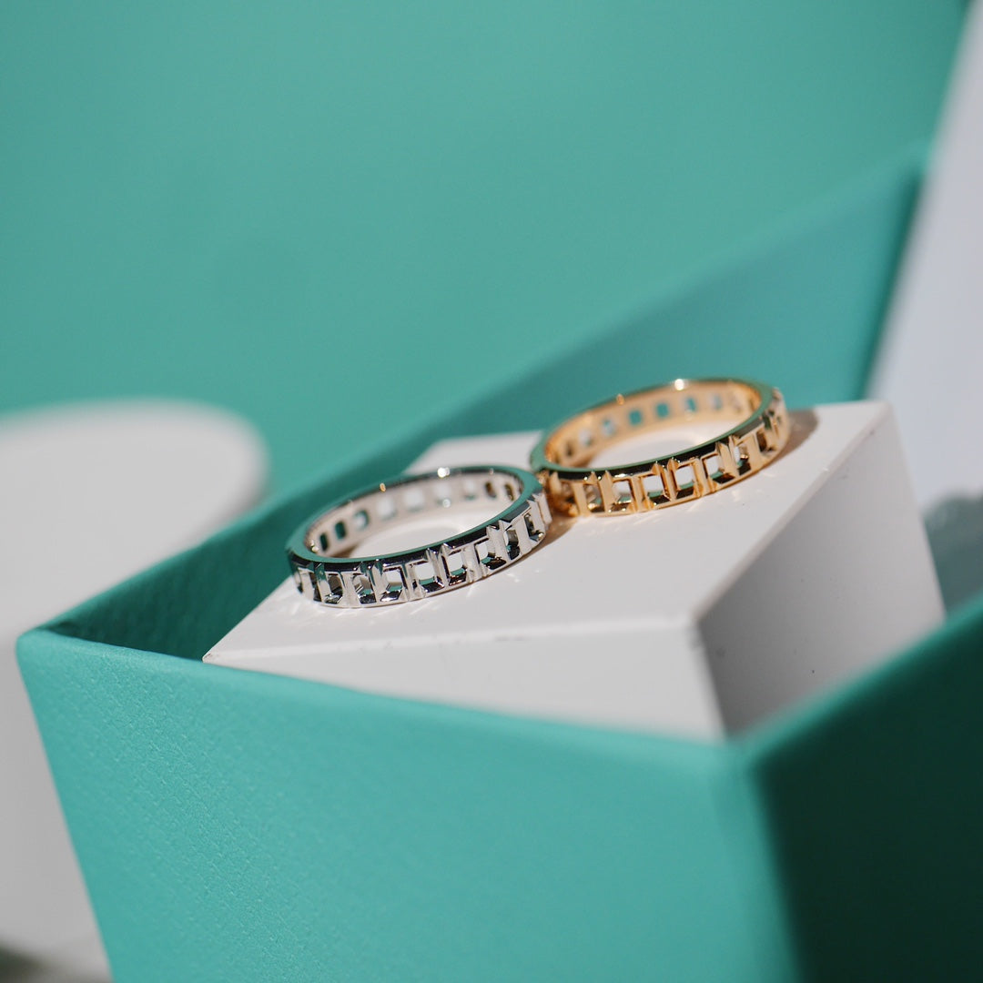 [Renovia Jewelry]T TRUE 3.5MM PINK GOLD RING