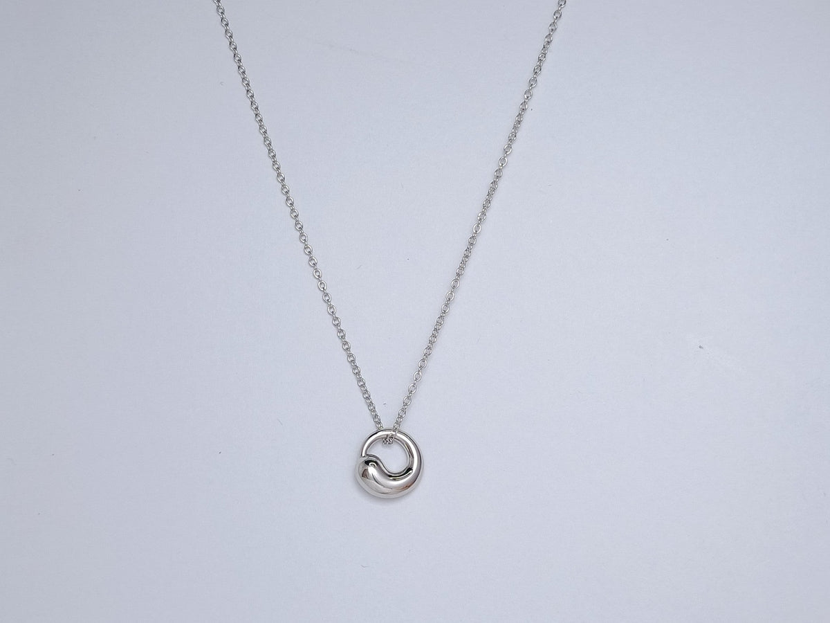 [Renovia Jewelry]SNAIL PEDANT SILVER NECKLACE
