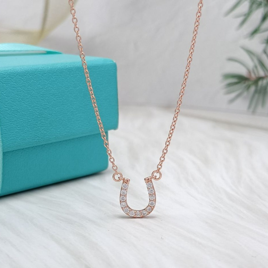 [Renovia Jewelry]U DIAMONDS PEDANT NECKLACE