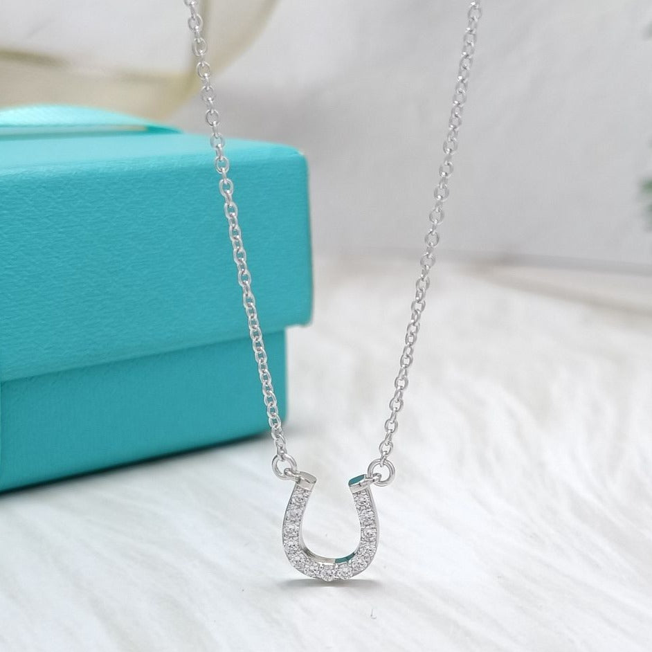 [Renovia Jewelry]U DIAMONDS PEDANT NECKLACE