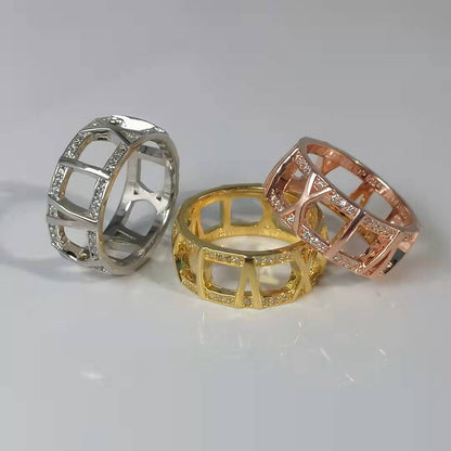 [Renovia Jewelry]ATLAS LARGE OPEN DIAMOND RING