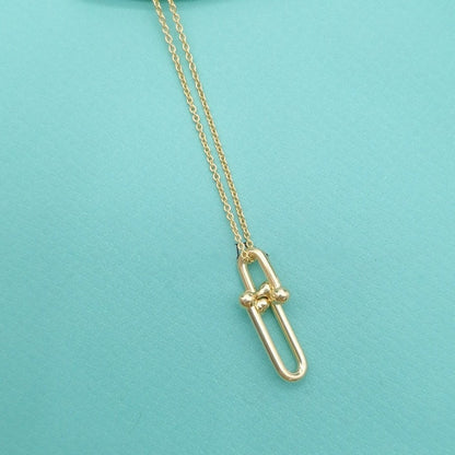 [Renovia Jewelry]HARDWEAR GOLD DROP PEDANT NECKLACE