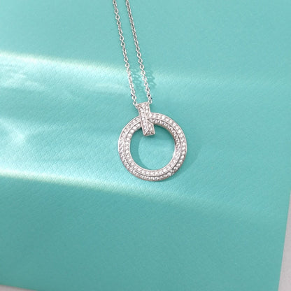[Renovia Jewelry]T WIRE PEDANT DIAMOND NECKLACE