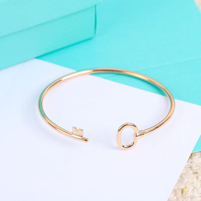 [Renovia Jewelry]KEY WIRE OVAL BRACELET