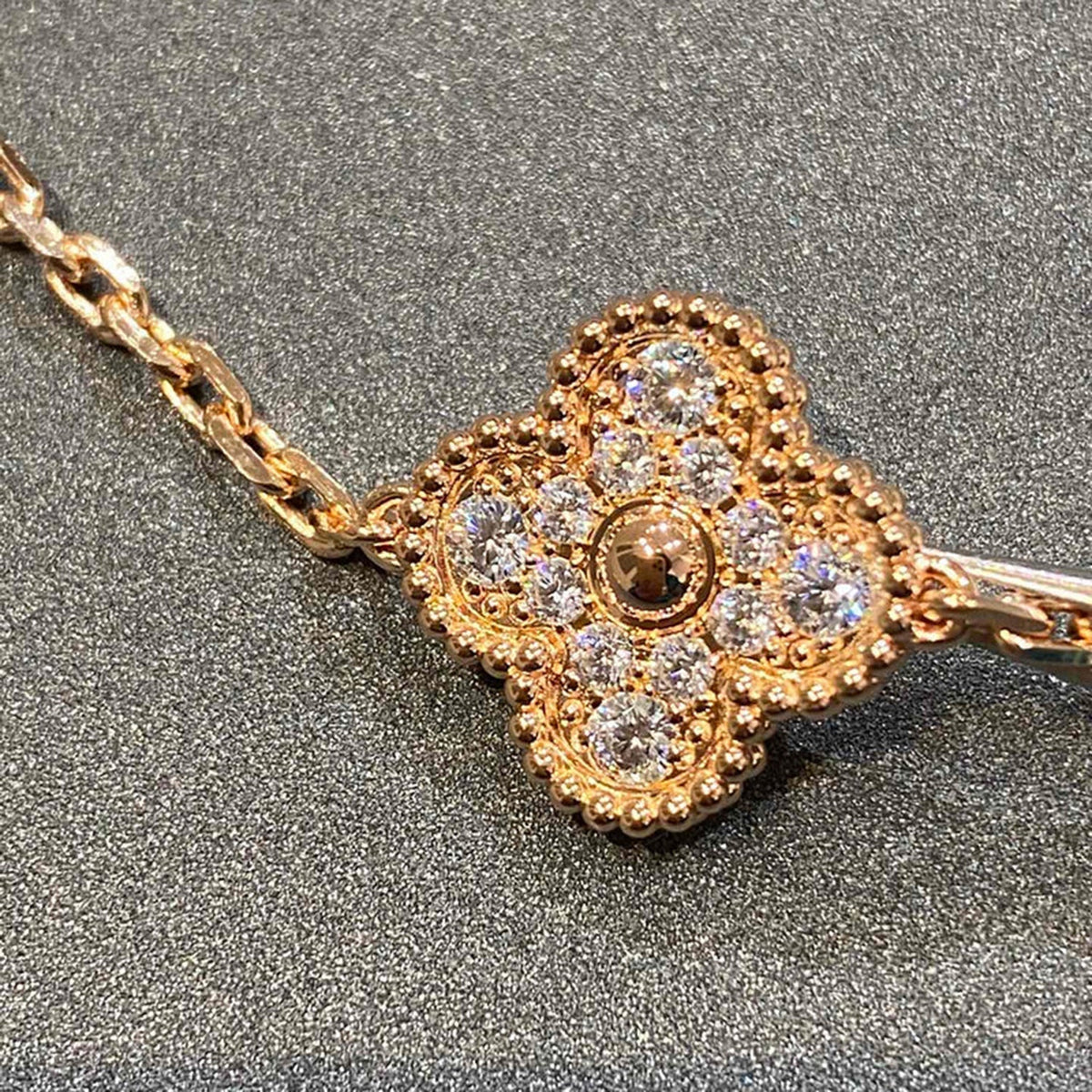 [Star  Jewelry] CLOVER 5 MOTIF FULL DIAMOND BRACELET COLLECTION