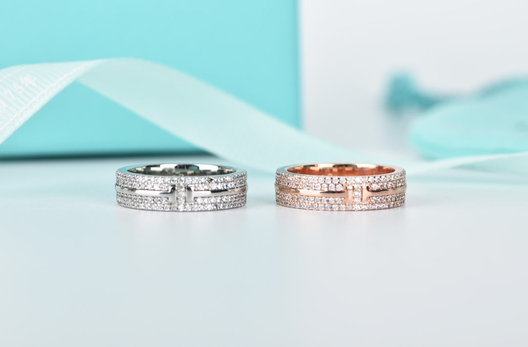 [Renovia Jewelry]T WIRE DIAMOND RING
