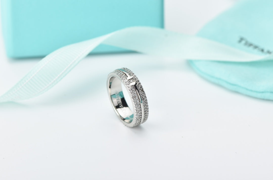 [Renovia Jewelry]T WIRE DIAMOND RING
