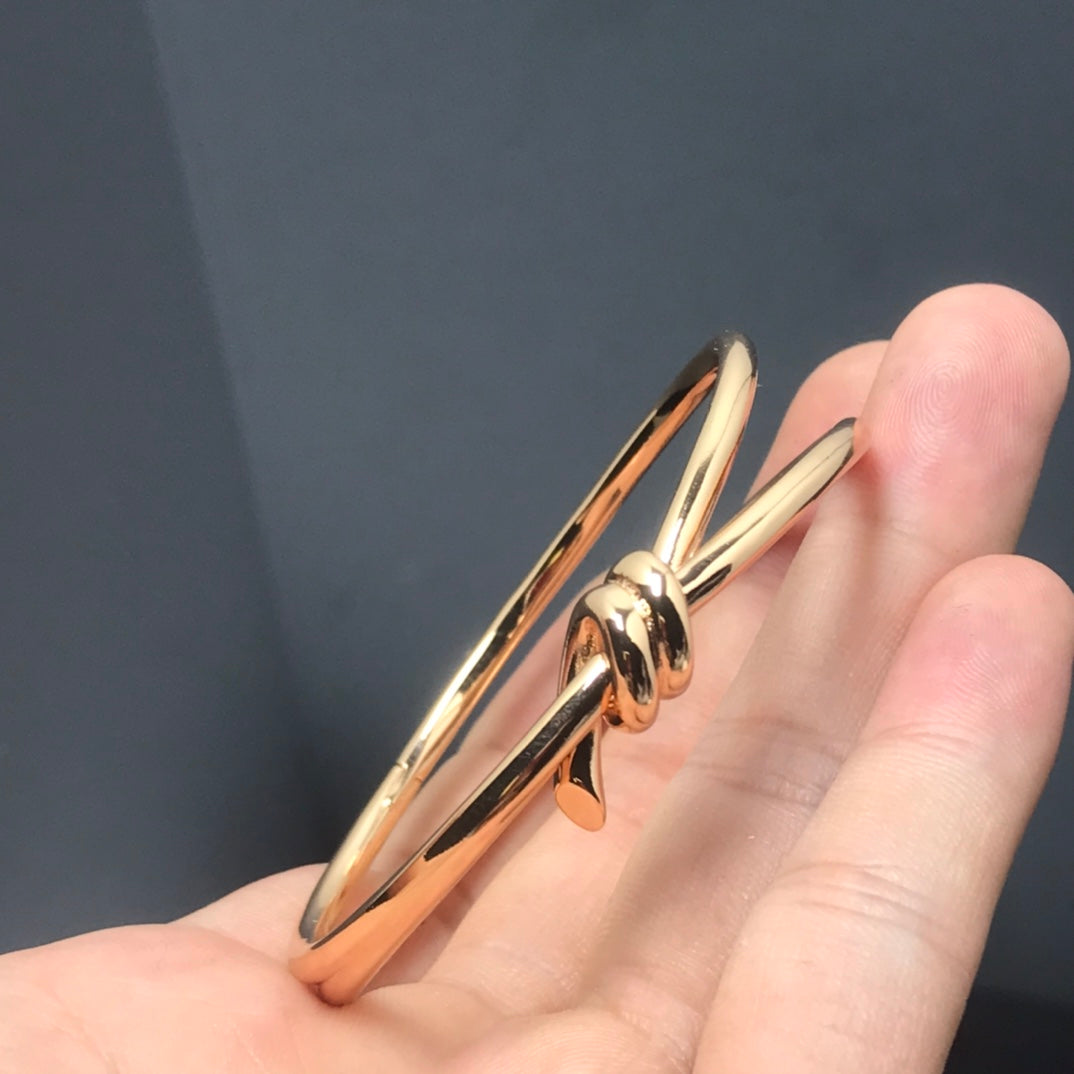 [Renovia Jewelry]KNOT DOUBLE ROWS BRACELET