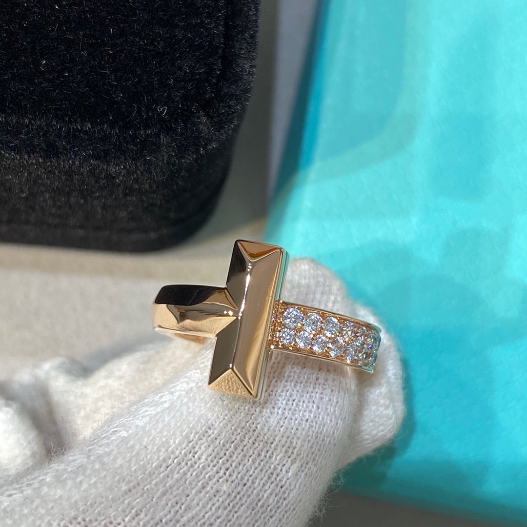 [Renovia Jewelry]T WIRE MEDIUM DIAMOND RING