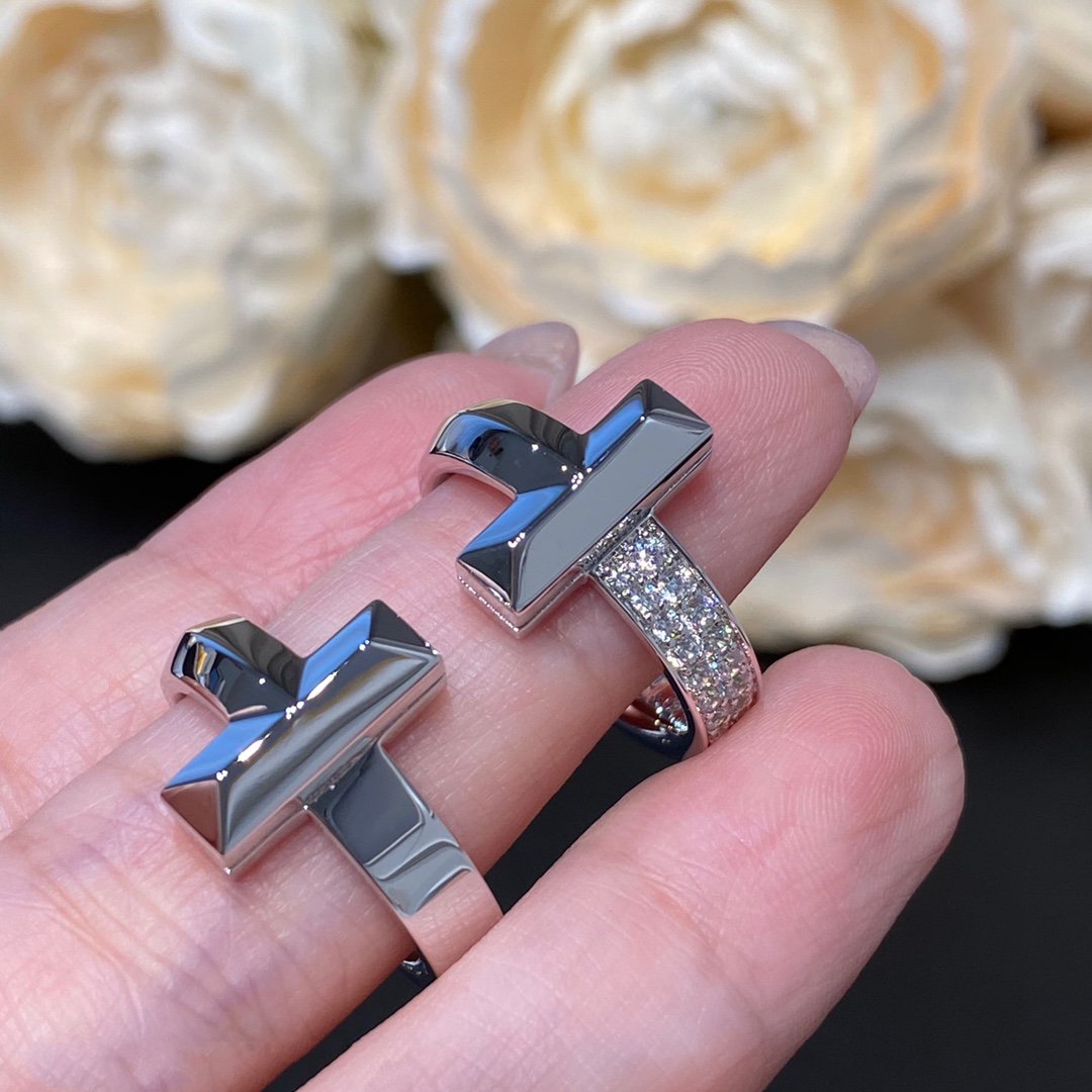 [Renovia Jewelry]T WIRE MEDIUM DIAMOND RING
