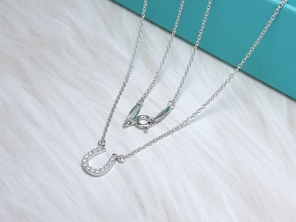 [Renovia Jewelry]U PEDANT DIAMOND NECKLACE