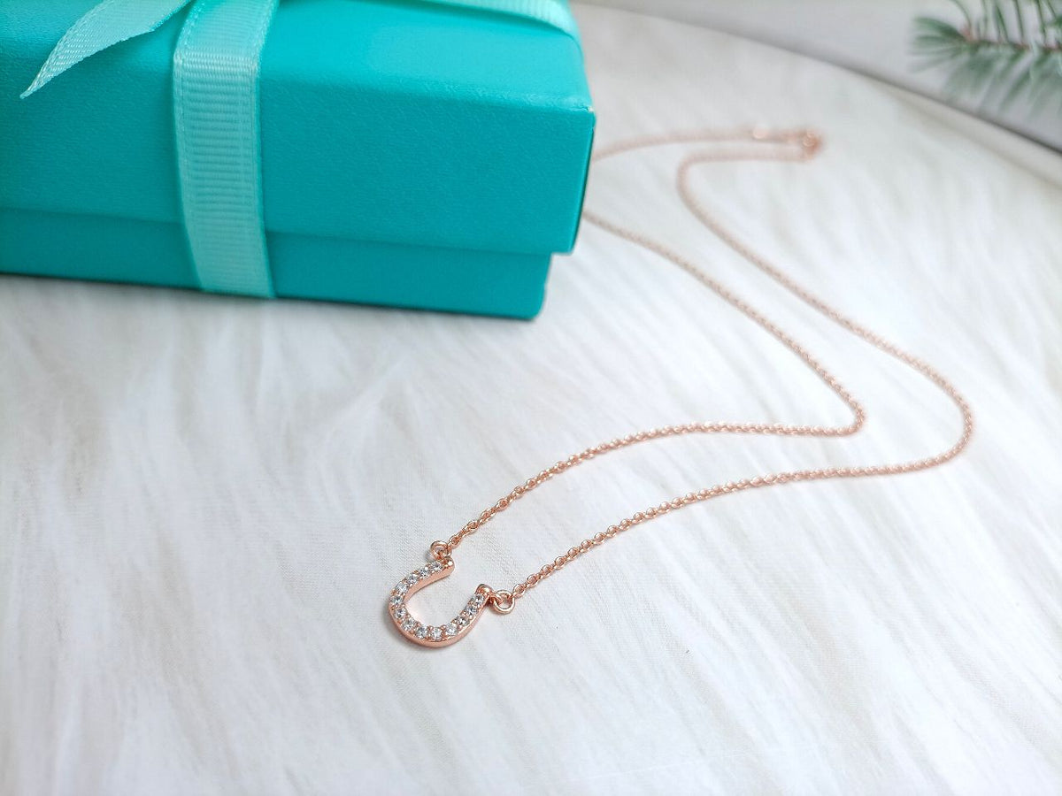 [Renovia Jewelry]U PEDANT DIAMOND NECKLACE