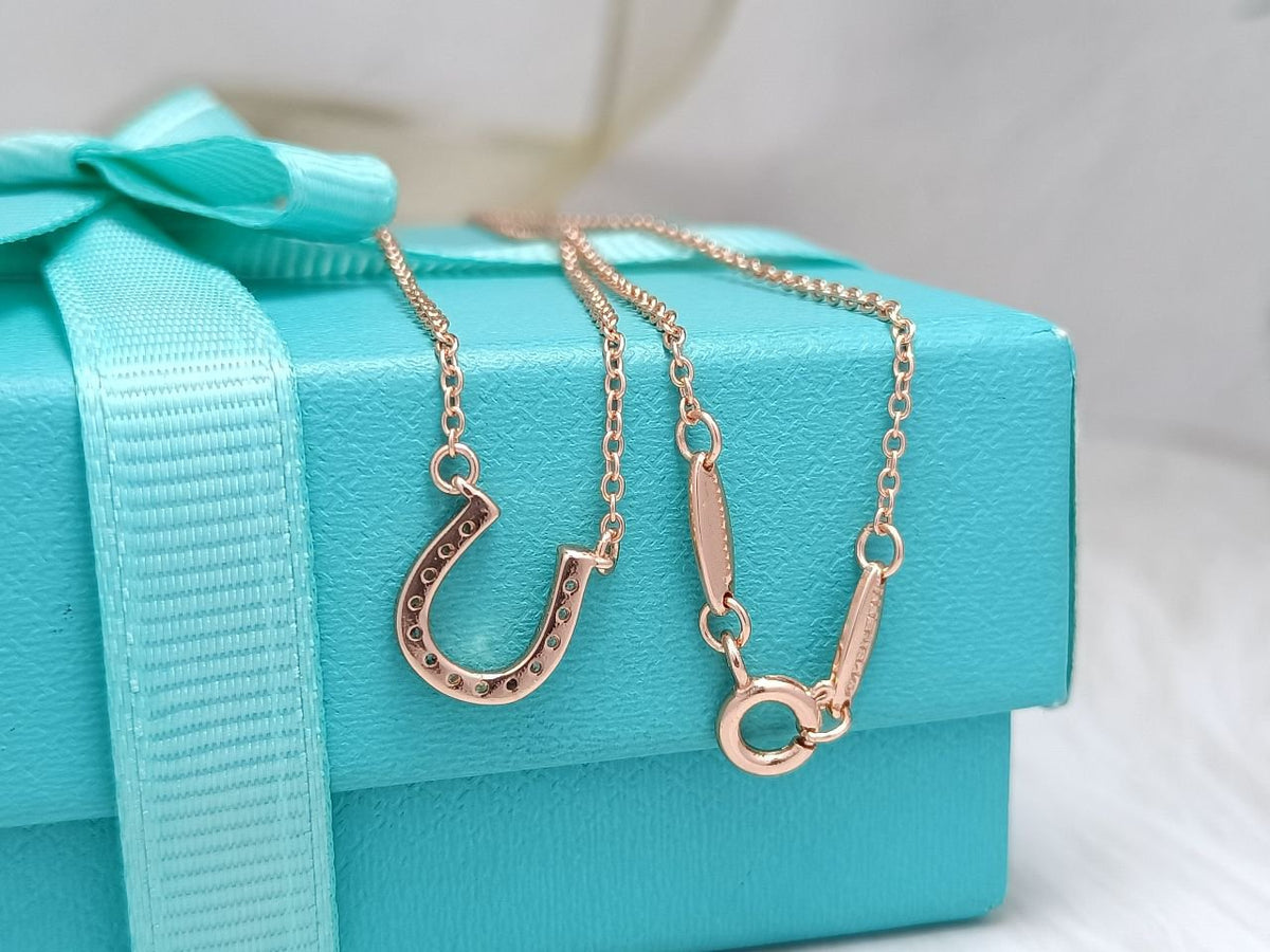 [Renovia Jewelry]U PEDANT DIAMOND NECKLACE