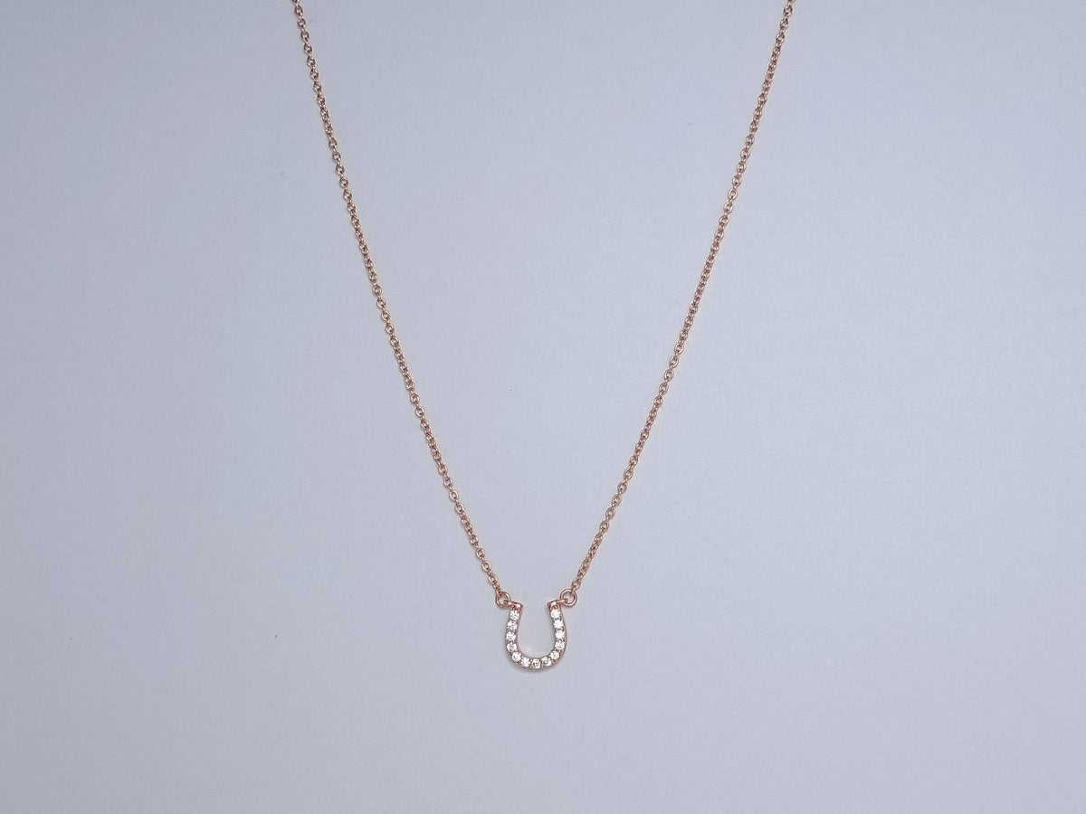 [Renovia Jewelry]U PEDANT DIAMOND NECKLACE