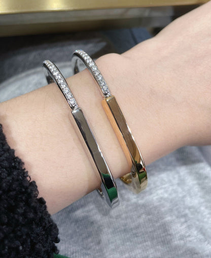 [Renovia Jewelry]LOCK BRACELET DIAMOND