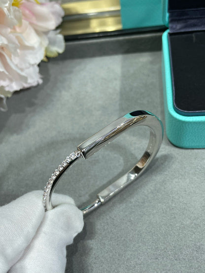 [Renovia Jewelry]LOCK BRACELET DIAMOND