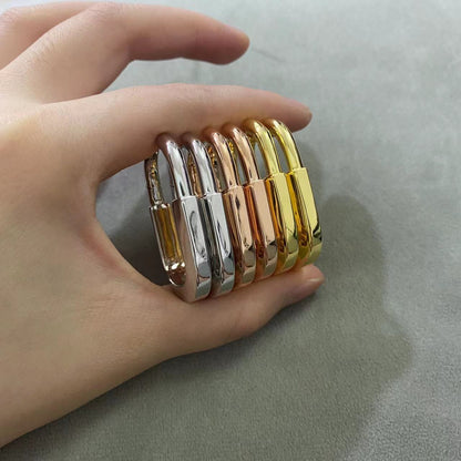 [Renovia Jewelry]LOCK MEDIUM EARRINGS