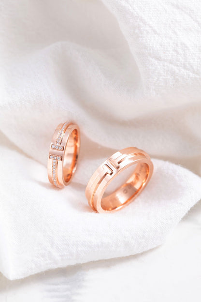 [Renovia Jewelry]T PINK GOLD RING