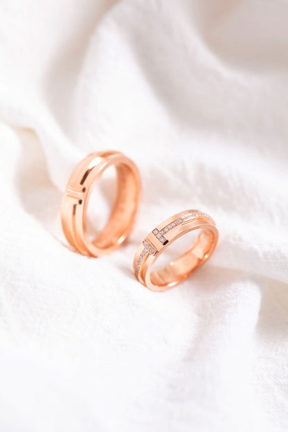 [Renovia Jewelry]T PINK GOLD RING