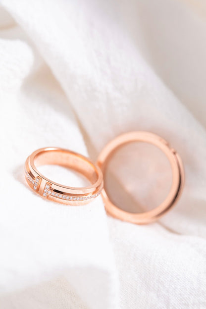 [Renovia Jewelry]T PINK GOLD RING
