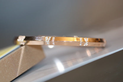 [Renovia Jewelry]ATLAS X PINK GOLD BRACELET