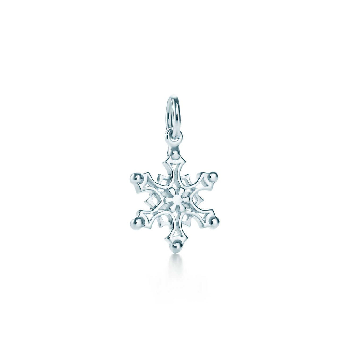 [Renovia Jewelry]STERLING SILVER SNOWFLAKE PENDANT NECKLACE